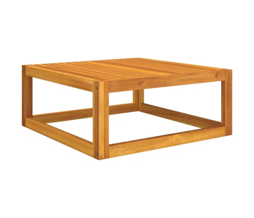 Mesa de centro madera maciza de acacia 68x68x29 cm