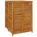 Caja de almacenaje de jardín madera maciza acacia 70x87x104 cm