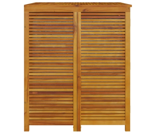 Caja de almacenaje de jardín madera maciza acacia 70x87x104 cm