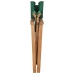 Sillas de director plegables 2 uds madera maciza teca verde