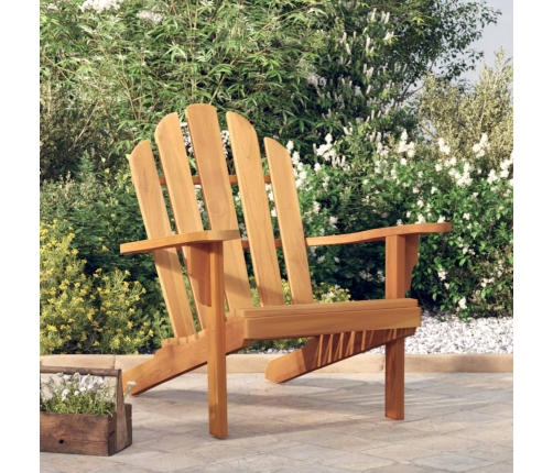 vidaXL Silla de jardín Adirondack madera maciza teca 79x95x92 cm