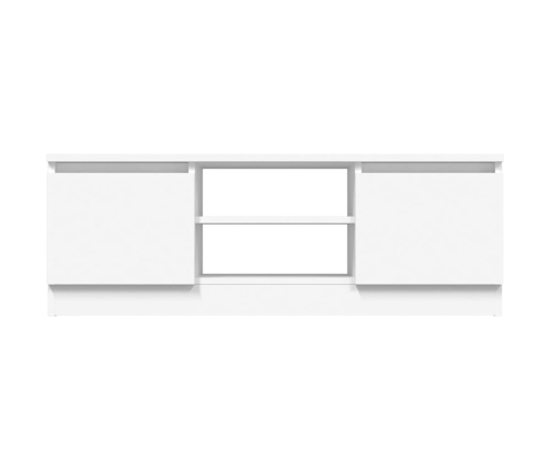 Mueble de TV con puerta blanco 102x30x36 cm