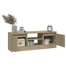 vidaXL Mueble de TV con puerta roble Sonoma 102x30x36 cm