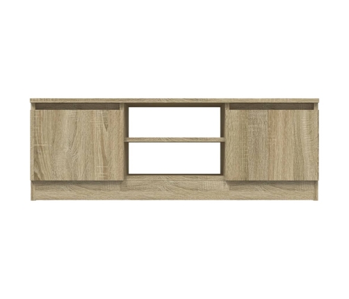 vidaXL Mueble de TV con puerta roble Sonoma 102x30x36 cm