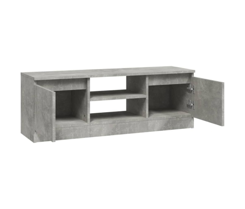 vidaXL Mueble de TV con puerta gris hormigón 102x30x36 cm