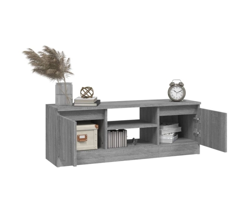 Mueble de TV con puerta gris Sonoma 102x30x36 cm