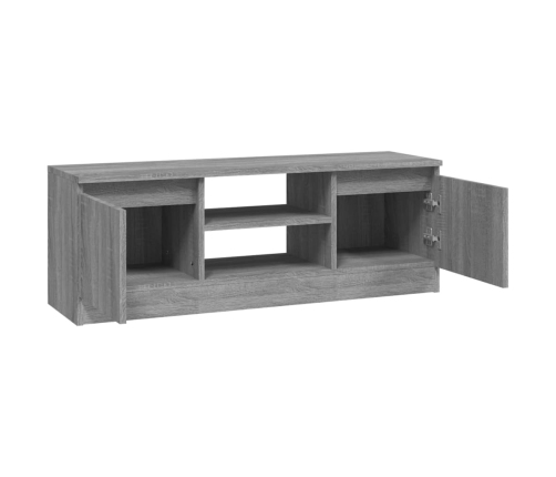 Mueble de TV con puerta gris Sonoma 102x30x36 cm