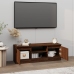 vidaXL Mueble de TV con puerta roble marrón 102x30x36 cm