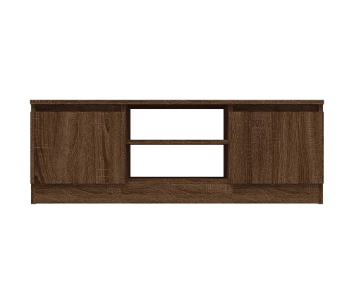 vidaXL Mueble de TV con puerta roble marrón 102x30x36 cm