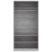 Armario de madera contrachapada gris Sonoma 100x50x200 cm