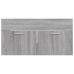 Set de muebles de baño 2 pzas madera contrachapada gris sonoma