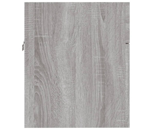 Set de muebles de baño 2 pzas madera contrachapada gris sonoma