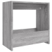 vidaXL Mesa auxiliar madera contrachapada gris Sonoma 50x26x50 cm