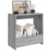 vidaXL Mesa auxiliar madera contrachapada gris Sonoma 50x26x50 cm