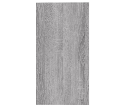 Mesa auxiliar madera contrachapada gris Sonoma 50x26x50 cm