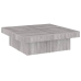 Mesa de centro madera contrachapada gris Sonoma 90x90x28 cm