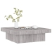 Mesa de centro madera contrachapada gris Sonoma 90x90x28 cm