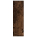 Estantes pared 2 uds madera contrachapada roble humo 50x15x50cm