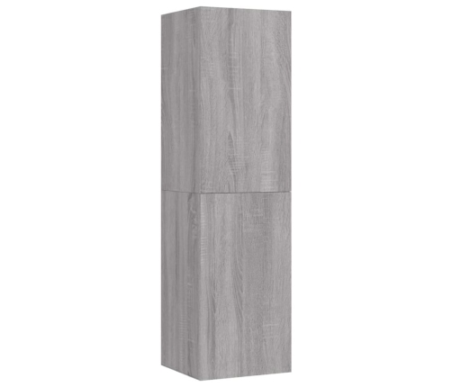 Mueble para TV de pared gris Sonoma 30,5x30x110 cm