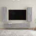 Mueble para TV de pared gris Sonoma 30,5x30x110 cm