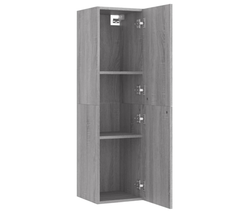 Mueble para TV de pared gris Sonoma 30,5x30x110 cm