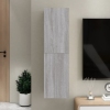 Mueble para TV de pared gris Sonoma 30,5x30x110 cm