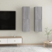 Muebles para TV de pared 2 uds gris Sonoma 30,5x30x110 cm