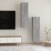 Muebles para TV de pared 2 uds gris Sonoma 30,5x30x110 cm