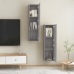 Muebles para TV de pared 2 uds gris Sonoma 30,5x30x110 cm