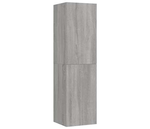 Muebles para TV de pared 2 uds gris Sonoma 30,5x30x110 cm