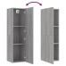 Muebles para TV de pared 2 uds gris Sonoma 30,5x30x110 cm