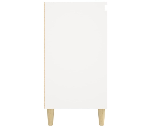 Mesitas de noche 2 uds madera contrachapada blanco 40x35x70 cm