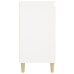 Mesitas de noche 2 uds madera contrachapada blanco 40x35x70 cm