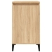 vidaXL Mesita de noche madera contrachapada roble sonoma 40x35x70 cm