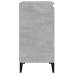 vidaXL Mesitas de noche 2 uds madera gris hormigón 40x35x70 cm