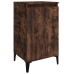 Mesitas noche 2 uds madera contrachapada roble humo 40x35x70 cm