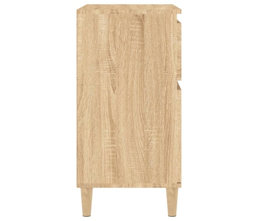 Aparador de madera contrachapada roble Sonoma 60x35x70 cm