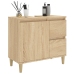 Armario de baño madera contrachapada roble Sonoma 65x33x60 cm