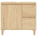 Armario de baño madera contrachapada roble Sonoma 65x33x60 cm