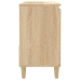 Armario de baño madera contrachapada roble Sonoma 65x33x60 cm