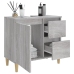 Armario de baño madera contrachapada gris Sonoma 65x33x60 cm