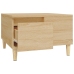 Mesa de centro madera contrachapada roble Sonoma 55x55x36,5 cm