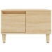 Mesa de centro madera contrachapada roble Sonoma 55x55x36,5 cm