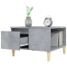 Mesa de centro madera contrachapada gris hormigón 55x55x36,5 cm