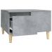 Mesa de centro madera contrachapada gris hormigón 55x55x36,5 cm