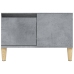 Mesa de centro madera contrachapada gris hormigón 55x55x36,5 cm