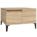 Mesa de centro madera contrachapada roble Sonoma 55x55x36,5 cm