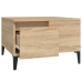 Mesa de centro madera contrachapada roble Sonoma 55x55x36,5 cm