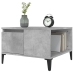 Mesa de centro madera contrachapada gris hormigón 55x55x36,5 cm