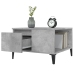 Mesa de centro madera contrachapada gris hormigón 55x55x36,5 cm